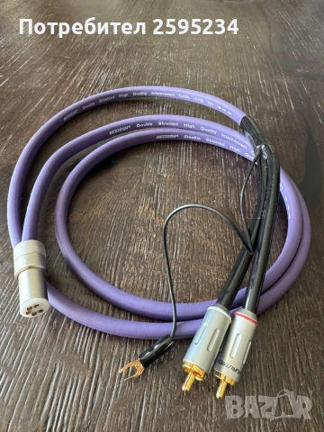 Кабел за грамофонно рамо, снимка 3 - Грамофони - 54096387