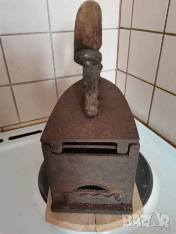 Ретро ютия на жар, снимка 4 - Антикварни и старинни предмети - 40755027