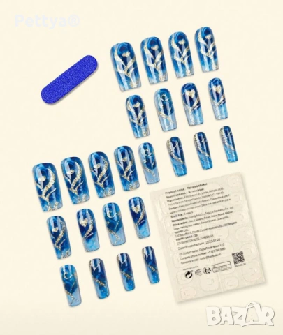 Изкуствени нокти 24бр. №19, снимка 2 - Продукти за маникюр - 53282072