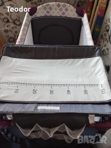 Сгъваема детска кошара Chipolino + Матрак 120/60, снимка 4 - Кошарки - 51457305