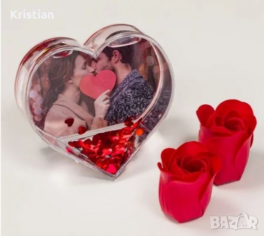 Преспапие с форма на сърце - подарък за любим човек, свети валентин, снимка 4 - Други - 35602716