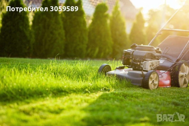 Косене на трева, рязане на дърва и храсти