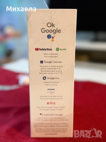 Google Nest Mini 2, снимка 3 - Bluetooth тонколони - 52527238