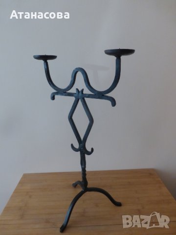 Свещник ковано желязо СБХ 2, снимка 4 - Декорация за дома - 42784715