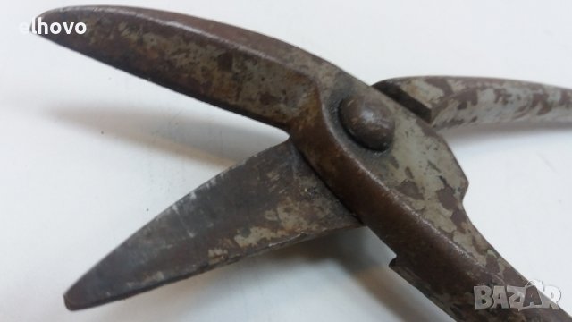 Стара ножица за ламарина, снимка 3 - Антикварни и старинни предмети - 39401459