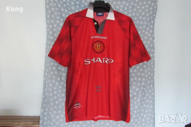 винтидж фланелка Manchester United Umbro дълъг ръкав Crystal Palace England Англия Манчестър Юнайтед, снимка 4 - Футбол - 52443949