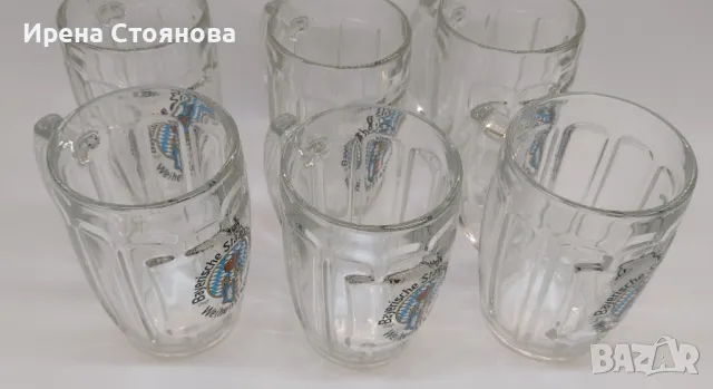 Комплект от 6 халби за бира с вместимост 500 мл, чисто нови, Weihenstephan, снимка 11 - Чаши - 49878490