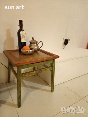 зелена арт масичка , снимка 2 - Маси - 39166017