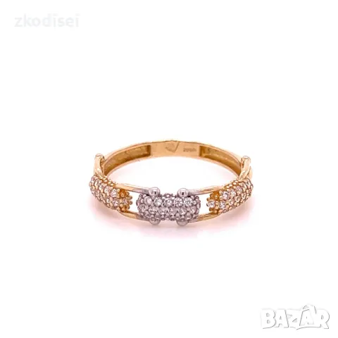 Златен дамски пръстен 2,13гр. 14кр.проба:585 размер:57 модел:28430-1, снимка 1