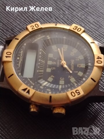 SHURP QUARTZ WATER RESISTANT 30m. МОДЕРЕН ДИЗАЙН МЪЖКИ ЧАСОВНИК ПЕРФЕКТЕН МНОГО КРАСИВ СТИЛЕН 33244, снимка 4 - Мъжки - 38713343
