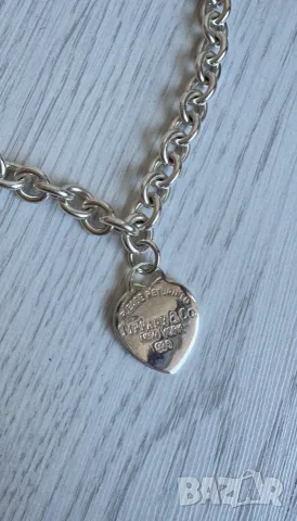 гривна огърлица Tiffany 925 silver, снимка 2 - Гривни - 56383964