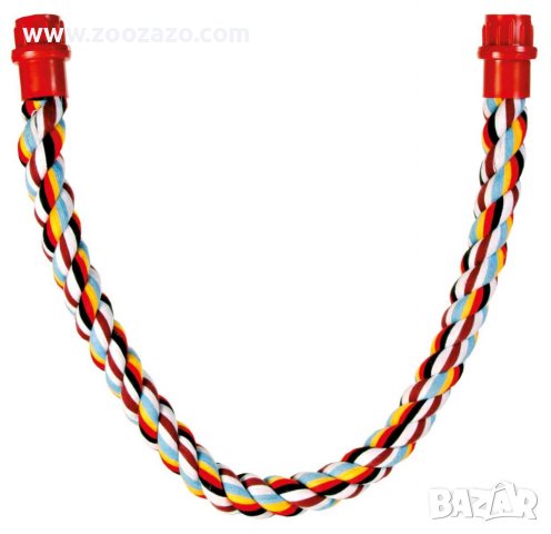 Плетено памучно въже за Папагали ø 2,8 / 75 cм. - T5162