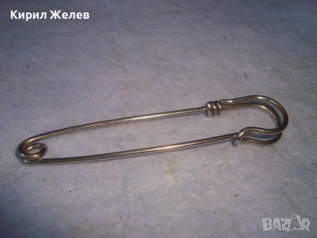 СРЕБРИСТА ВИНТИДЖ ФИБУЛА АРТ - ИГЛА СТИЛЕН КЛАСИЧЕСКИ НАКИТ 30011, снимка 5 - Други - 37630641