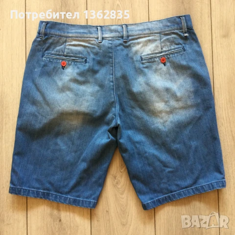 НОВИ оригинални сини дънкови къси гащета бермуди HERRLICHER размер 38, снимка 7 - Къси панталони - 51428830