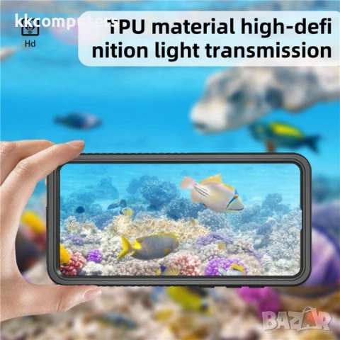 Samsung Galaxy S25 Edge REDPEPPER Водоустойчив / Удароустойчив Калъф + Скрийн Протектор – Черен, IP6, снимка 4 - Калъфи, кейсове - 50734123