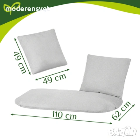 Възглавници за градинска люлка, пейка за 2 души, снимка 2 - Градински мебели, декорация  - 54067723