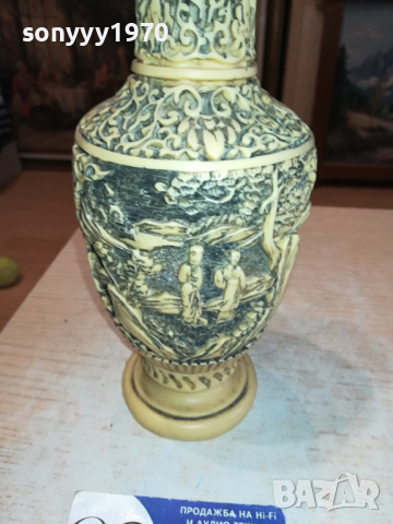 СТАРА ТЕЖКА ВАЗА ОТ ФРАНЦИЯ 1403241440, снимка 11 - Антикварни и старинни предмети - 44761828