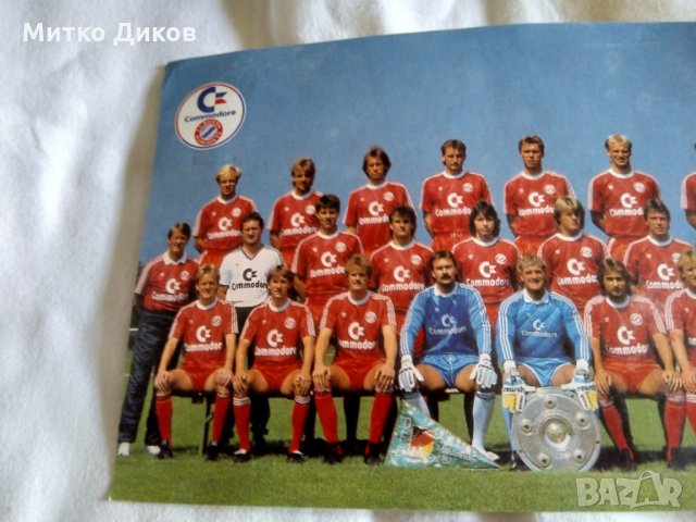 Байерн Мюнхен 1987-88 футболни картички едната с подписи, снимка 8 - Футбол - 29431490