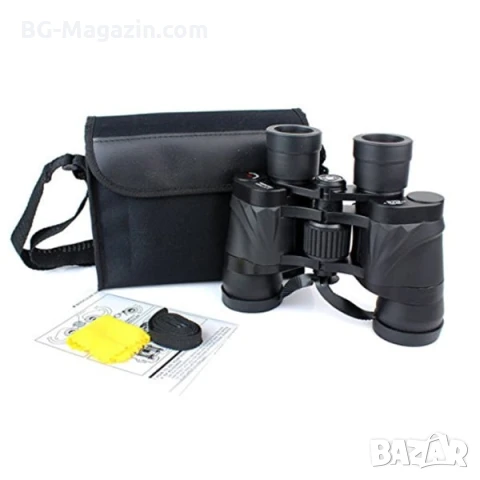 Мощен туристически бинокъл Barste 50X50 за лов риболов наблюдения на птици животни къмпинг природа, снимка 5 - Екипировка - 50930469