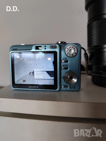 Sony Cybershot DSC-W55, снимка 2 - Фотоапарати - 53336085