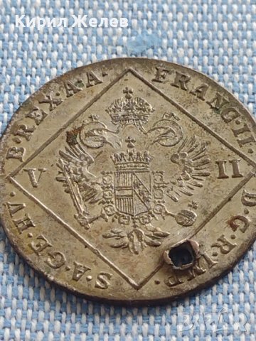 Сребърна монета 7 кройцера 1802г. Франц втори Карсбург Австрия 26037, снимка 9 - Нумизматика и бонистика - 42890477