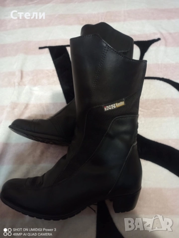 IXS-дамски мото ботуши 40 номер, снимка 4 - Дамски ботуши - 52697942