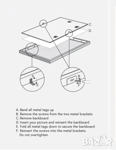 Рамки за снимки и картини , 3 броя 50 см х 70 см, модерни, за стена и бюро, дървена рамка, бяло, снимка 5 - Картини - 54184604