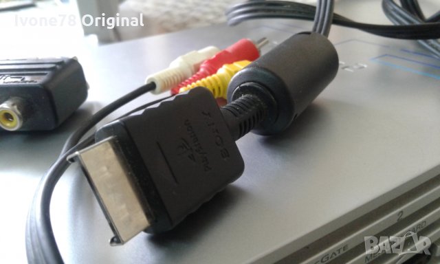 Playstation Av композитен кабел с 3 чинча за - Ps1 / Ps2 /Ps3, снимка 4 - Аксесоари - 31943319