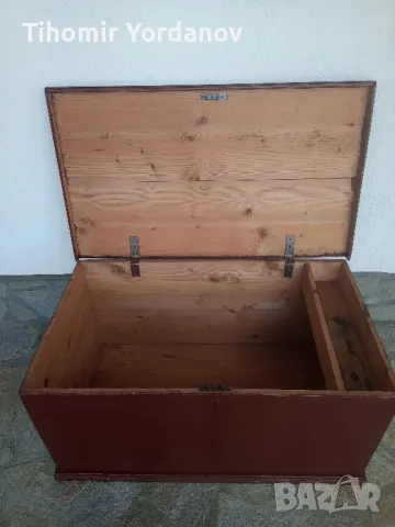 Дървен сандък- ракла., снимка 14 - Антикварни и старинни предмети - 47356359