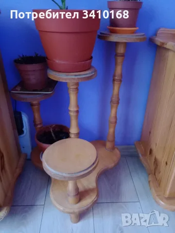 Цветарник от масивно дърво 