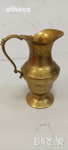 Старинна месингова кана, снимка 4 - Антикварни и старинни предмети - 31845862