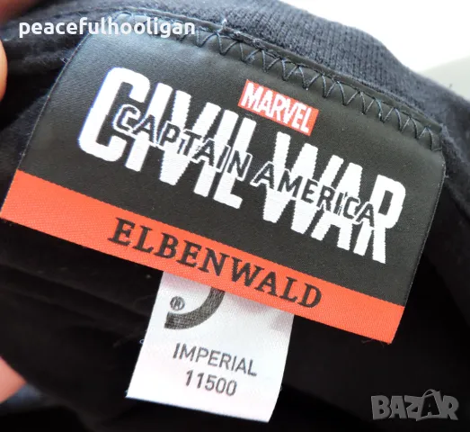 Crossbones Marvel Roundneck T-Shirt -страхотна тениска размер XL, снимка 10 - Тениски - 49345252