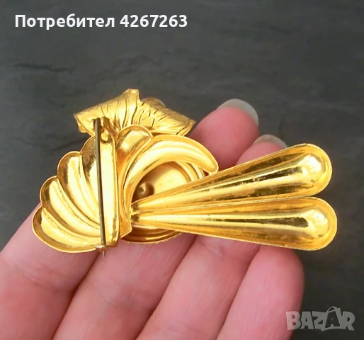 Винтидж 3Д брошка с пеперуда , снимка 9 - Други - 49262650