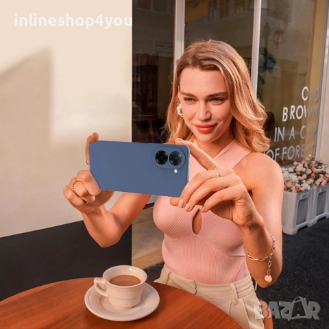 Матов Силиконов Кейс за Xiaomi Redmi A5 - Тъмно син, снимка 2 - Калъфи, кейсове - 53239765