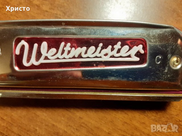 хармоника Велтмастер Хроматична Вермона WELTMEISTER VERMONA Chromatic - С, снимка 4 - Духови инструменти - 31582528