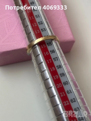 Златен пръстен 14к 2.53гр 55р-р , снимка 4 - Пръстени - 51749756