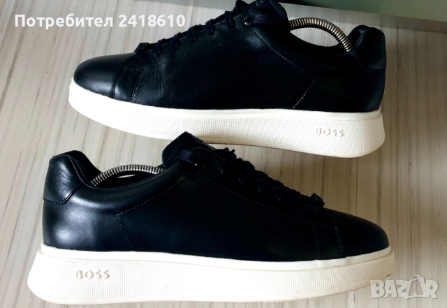 Hugo Boss Leather Mens Size 41/26см ОРИГИНАЛ! Мъжки спортно - елегантни обувки естествена кожа!, снимка 9 - Кецове - 53736506