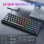 AULA F3261 Механична клавиатура за игри, клавиатура за игри 60 процента, 61 клавиша, снимка 5