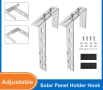 2 бр. Регулируема кука за монтаж на слънчев панел за балкон., снимка 1