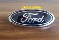 Емблема Форд/FORD с три фиксиращи крачета 14,5 х 5.8см, снимка 1 - Аксесоари и консумативи - 37973164