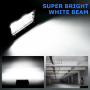 Мощен халогенен LED bar с комбинирана светлина, 93W, 12-24V, 15.5 см, снимка 8