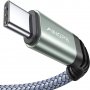 AINOPE USB C към USB C кабел,  Кабел за бързо зареждане  найлонова оплетка -100 см, снимка 1 - USB кабели - 33734856