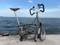 Brompton M6R Raw Lacquer – 6 скорости, динамо, багажник, седло Brooks, снимка 2