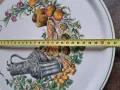 френско порцеланово плато за торта със шпатула Natures Mortes  7/1, снимка 7