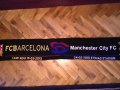 Барселона -Манчестър Сити мач от Шампионска лига 2015г футболен шал, снимка 9