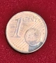  Германска монета от 1Евро цент със буквата (F) 2002г., снимка 6