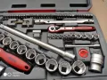 Teng tools тенг 1/4 и 1/2 гидория 72 части вложки камъни комплект хром ванадий, снимка 6