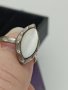 Красив сребърен пръстен със седеф # ГР50, снимка 3