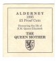 Alderney-5 Pounds-1995-KM# 14a-Queen Mother receiving flower-Silver Proof, снимка 5