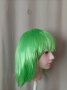  Неоново зелена перука с бретон , снимка 3